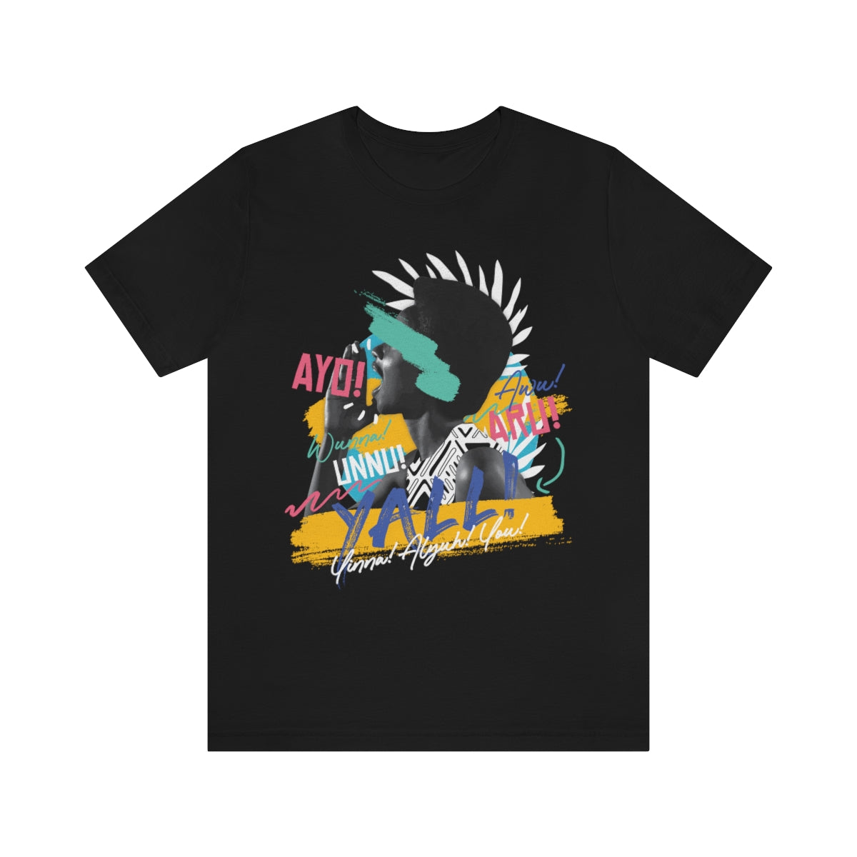 Caribbean Talks "Y'ALL" Tee- 1 sided