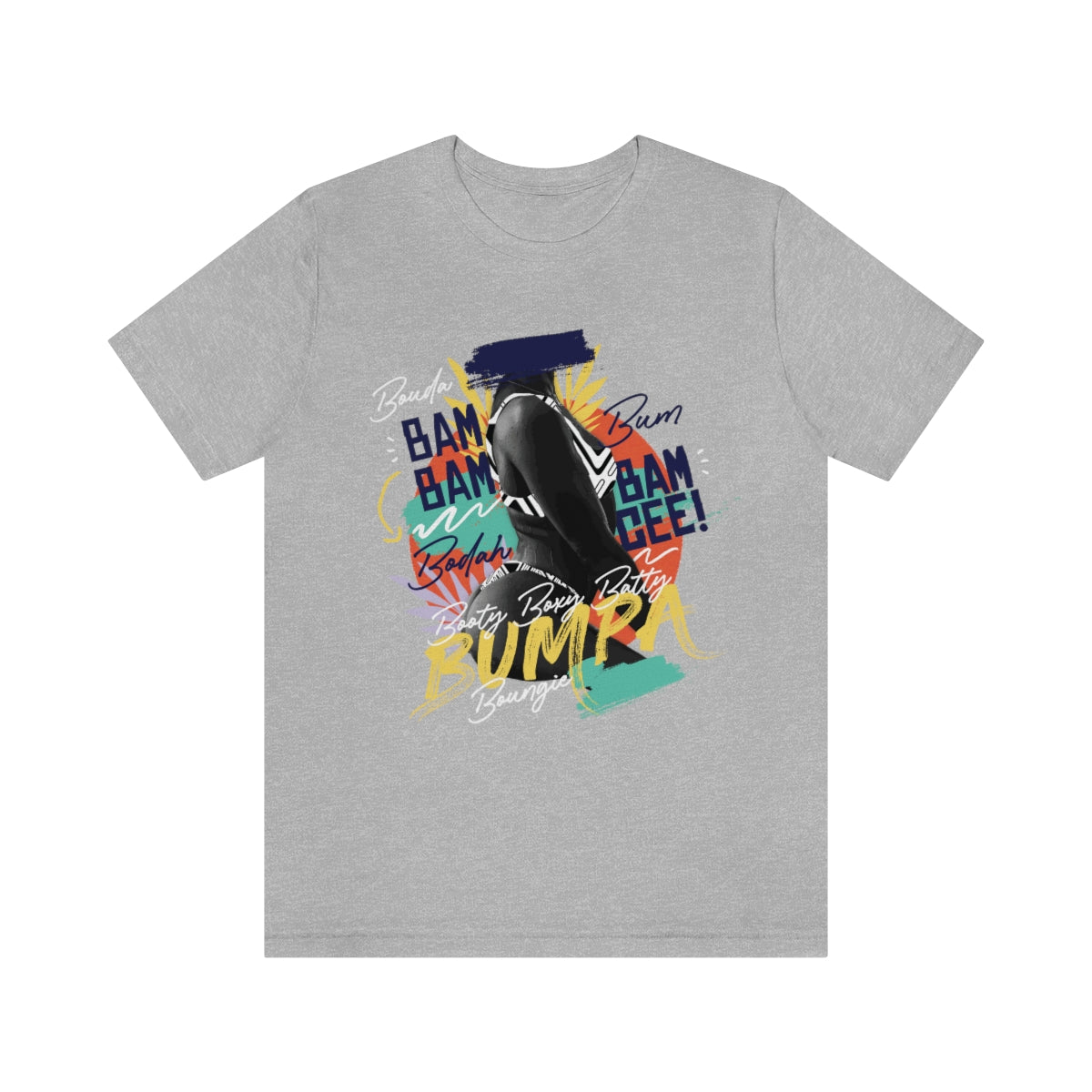 Caribbean Talks BUTTOCKS Tee- 1 sided